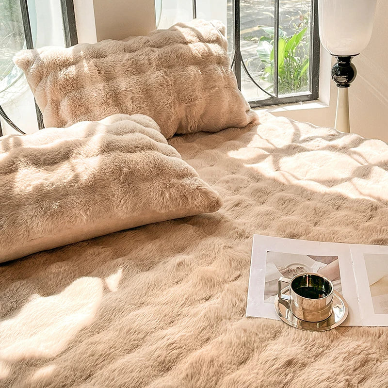 ラビットタッチ 枕カバー （48×74cm・2枚セット）